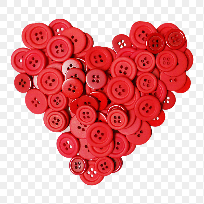 Red button heart png, transparent | Free PNG - rawpixel