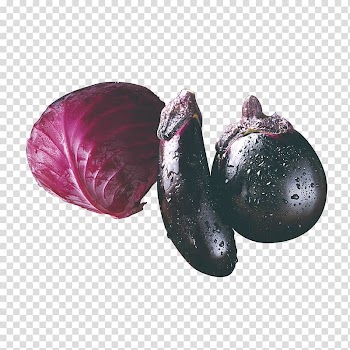 Red cabbage Fruits and vegetables Eggplant, Fresh ingredients purple cabbage eggplant transparent background PNG clipart