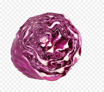 Red cabbage Vegetable - Half of purple cabbage 