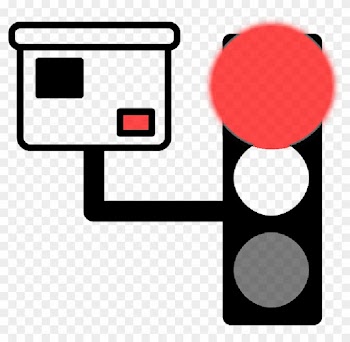 Red, Car, Police, Cartoon, Traffic, Light, Camera - Traffic Light Clip Art
