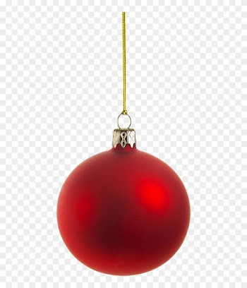 Red Christmas Balls Png - Red Christmas Ornament