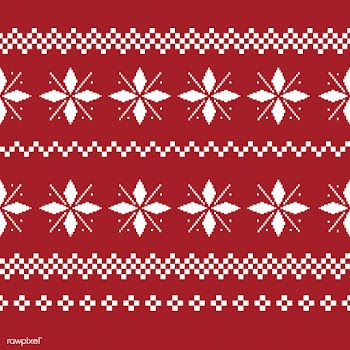 Red Christmas pattern | Free stock vector - 295264