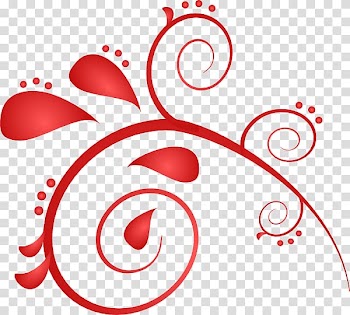 Red , Christmas Swirl transparent background PNG clipart