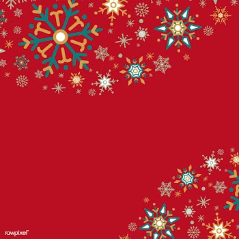 Red Christmas winter holiday background with .. | Free stock vector - 494077