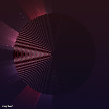 Red circle pattern background vector | Free stock vector - 535238
