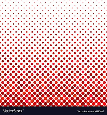 Red circle pattern background vector image
