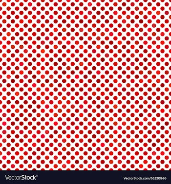Red circle pattern background vector image