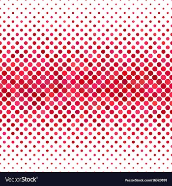 Red circle pattern background vector image