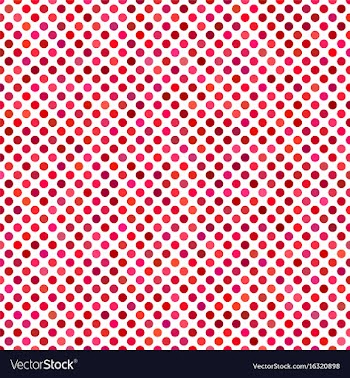 Red circle pattern background vector image
