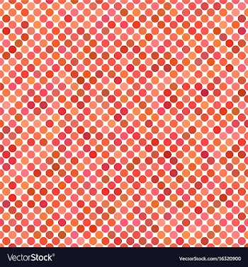Red circle pattern background vector image
