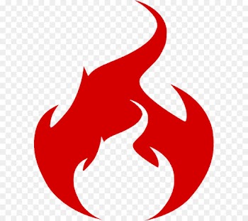 red clip art symbol claw logo