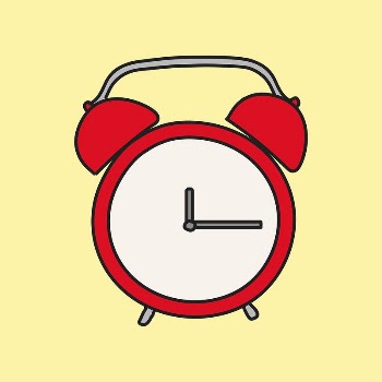 Red clock collage element, object | Free Vector Illustration - rawpixel
