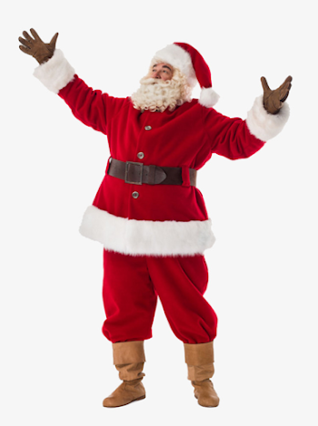 Red Clothes Santa Claus, Clothes Clipart, Santa Clipart, Christmas ...