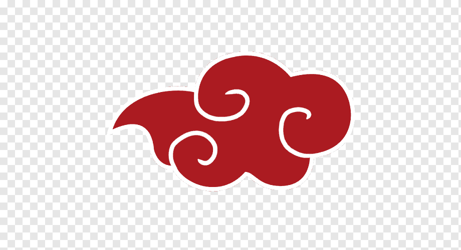 red cloud illustration, Akatsuki, china cloud, heart, logo, desktop Wallpaper png