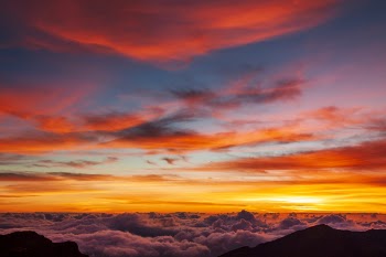 Red Clouds during Golden Hour