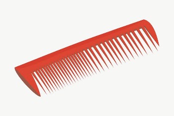 Red comb clipart, illustration vector. | Free Vector - rawpixel