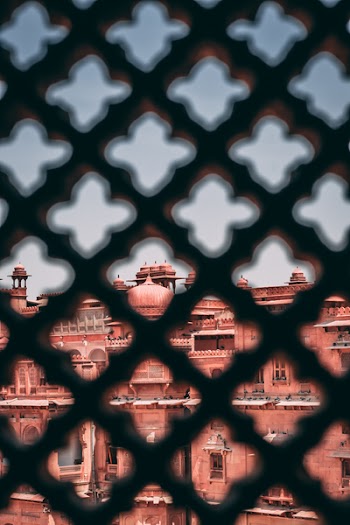 Red Concrete Building