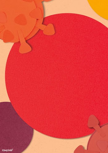 Red coronavirus background illustration | Free  photo - 2308197