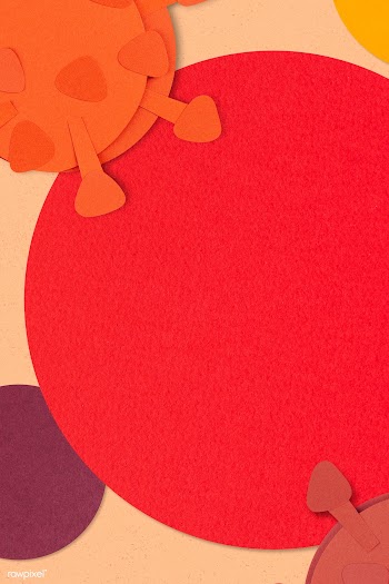Red coronavirus background illustration | Free  photo - 2308208