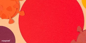 Red coronavirus background illustration | Free  photo - 2309319