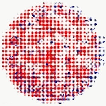 Red coronavirus cell element transparent png | Free  transparent png - 2311568