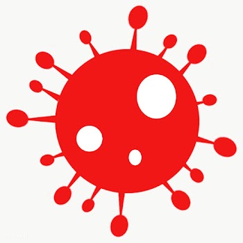 Red coronavirus cell icon transparent png | Free  transparent png - 2309513