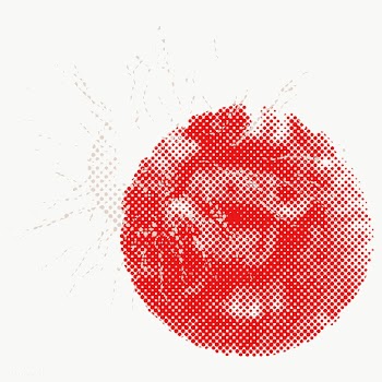 Red coronavirus cell under microscope design element | Free  transparent png - 2320366