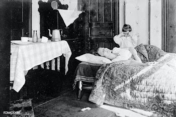 Red Cross Home Service arriving just in time to rescue this woman from.. | Free public domain photo - 2301124
