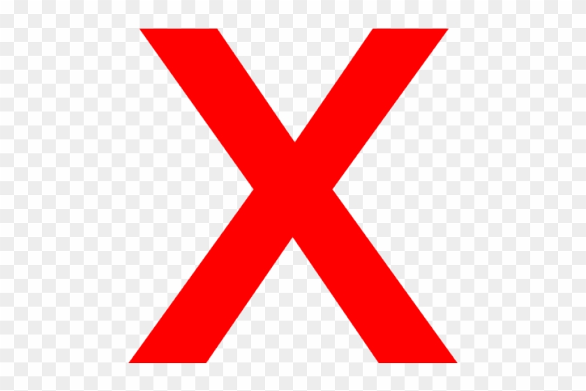 Red Cross Mark Clipart Big - Red X Clipart