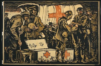 Red Cross. Soldiers receiving medical | Free Photo - rawpixel