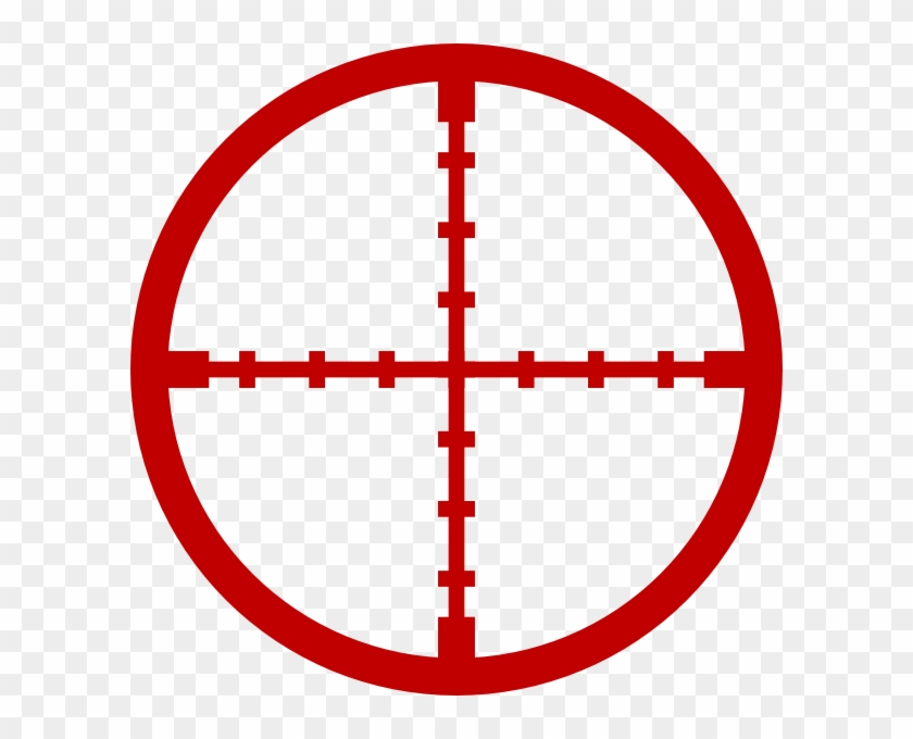 Red Crosshairs Clip Art