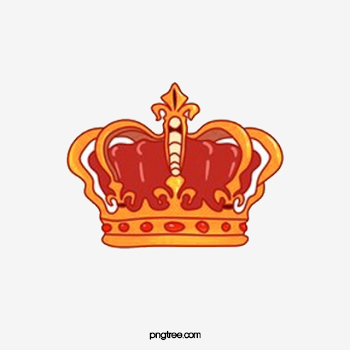 Red Crown Material, Crown Clipart, Red Crown, Golden Crown PNG ...