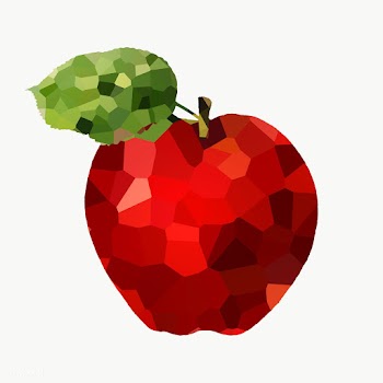 Red crystallized apple texture design element | Free  transparent png - 2337118