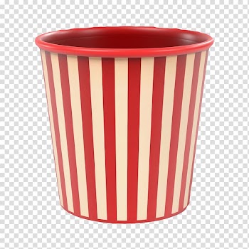 Red Cup White, Red and white striped empty glass transparent background PNG clipart
