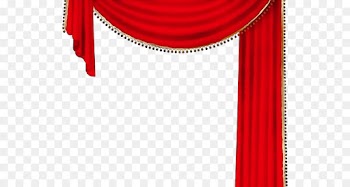 red curtain theater curtain window treatment textile