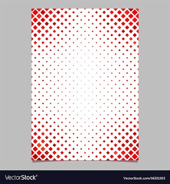 Red diagonal square pattern page template vector image