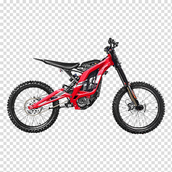 Red Dirt Bike PNG Photo