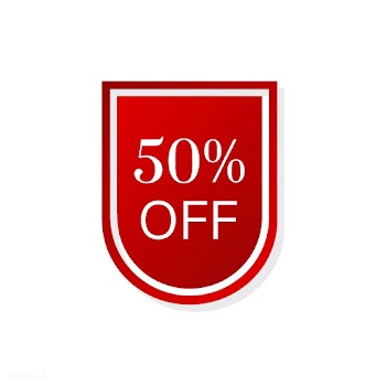 Red discount sticker | Free stock vector - 547344