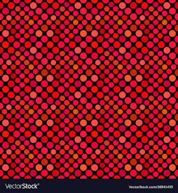 Red dot pattern background - abstract vector image