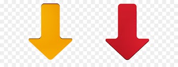 Red down arrow 