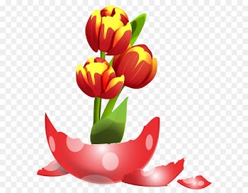 Red Easter egg Clip art - Easter Egg Vase PNG Clip Art Image 