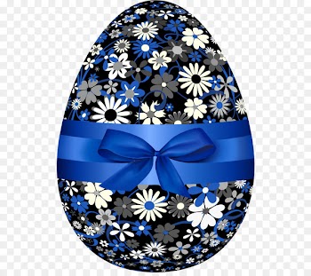 Red Easter egg Resurrection of Jesus - Blue Eggs 