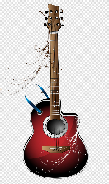 Red Electric Guitar PNG Free Download