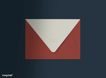 Red envelope | Free stock psd mockup - 560341