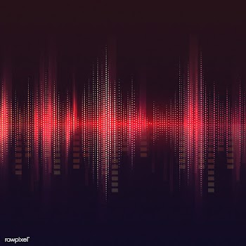 Red equalizer pattern background vector | Free stock vector - 535175