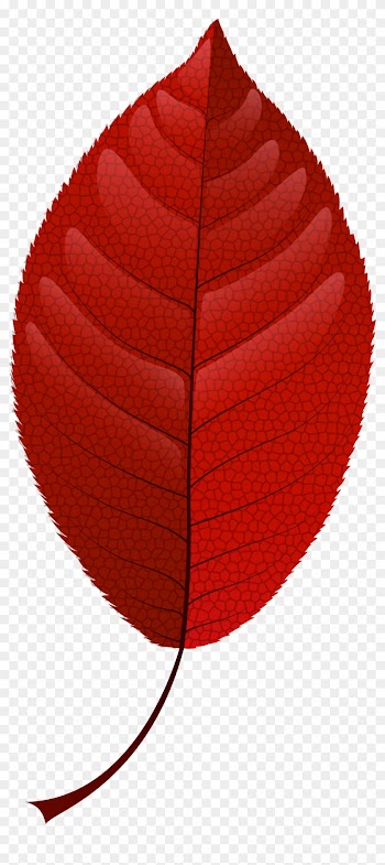 Red Fall Leaf Png Clip Art - Lantern