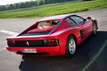Red Ferrari Coupe 