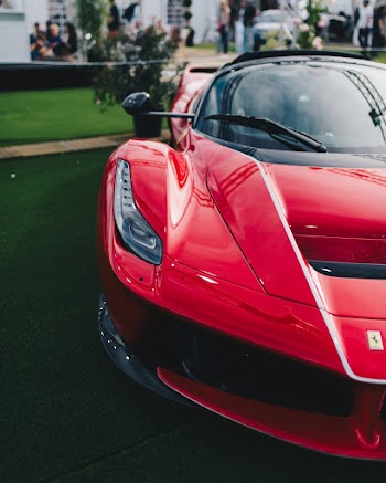 Red Ferrari Super Car