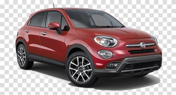 Red Fiat PNG Transparent Image