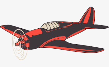 Red Fighter, Red Plane, Bomber, World War Ii PNG and Vector for ...